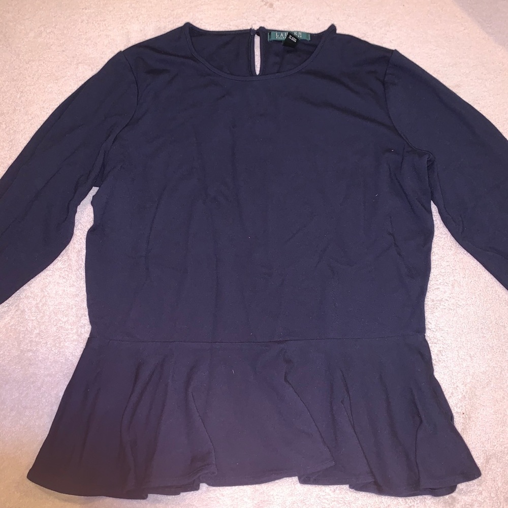 Navy blue top